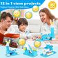 Whalesbot A3 Coding Robot For Kids, Multiple Sensors Coding Block Stem Building Set, 12 In 1 Story Based Tutorial, Stem Toys For