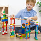 Wooden Train Track Accessories 28 pcs Wooden Track Connector Compatible with All Leading Brands Birthday Gift for Boys Girls,Dog