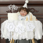 HODIHIWI Snowflakes One First Party Decorations White High Chair Banner 1st Crown Cake Topper 1st Birthday Decor