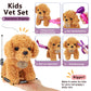 HERSITY Vet Toys Girls Doctor Kit for Kids, Veterinary Pretend Play Puppy Plush Dog Grooming Toy Medical Set Gifts for Toddlers