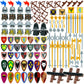 Pamvava Medieval Knights  protective covering Pack Building Blocks Accesories Kits  Helmet decorative replica blades Shield Bow Arrow Toys for Bricks Figures  Soldier Castle Equipment Bricks Sets for Kids