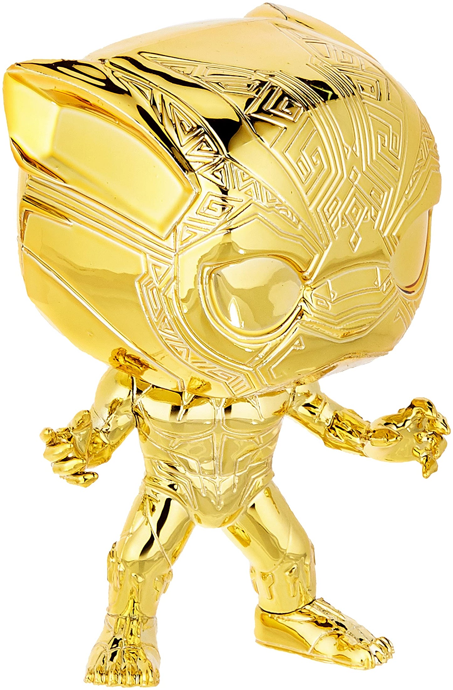 Marvel Studios 10 Funko Pop! Marvel Black Panther Vinyl Bobble Head [Gold Chrome] (Pre-Order Ships January)