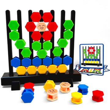 3D Building Blocks Puzzle Board Games for Kid mature-themed Educational Toys Brain Teaser Puzzles Challenge Geometry Logic IQ Games STEM for 3 Years Boys Girls