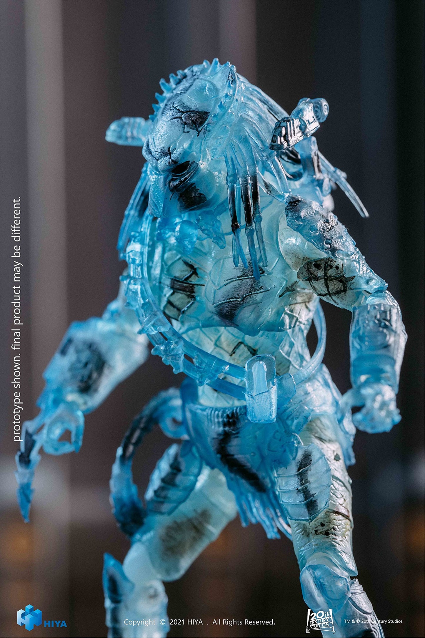 Hiya Toys Alien vs Predator Wolf Predator Figure 1:18 Scale, Multicolor, Model EMP0096, PVC Material