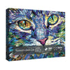 Stained Glass Puzzles Cat Puzzle 1000 Piece For Adults, Colorful Animal Puzzles 1000 Pieces Funny Kitty Jigsaw Puzzle, Cute Cats Puzzle As Decor