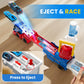 iPlay, iLearn Kids Launching Truck Toys for Boys Ages 3-5, Toddler Track Toy, 4 Mini Diecast Race Cars, Balls Shooting Game, Lar