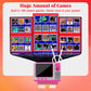 Easegmer Retro Handheld Game Console With 168 Classic Games, Mini Tv Style, 3.0'' Screen, Av Output, 2 Player Support, Rechargea