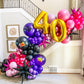 Voircoloria Dark Purple Balloons, 66Pack 12Inch Deep Purple Latex Party Balloons For Halloween, Graduation, Wedding, Birthday, B