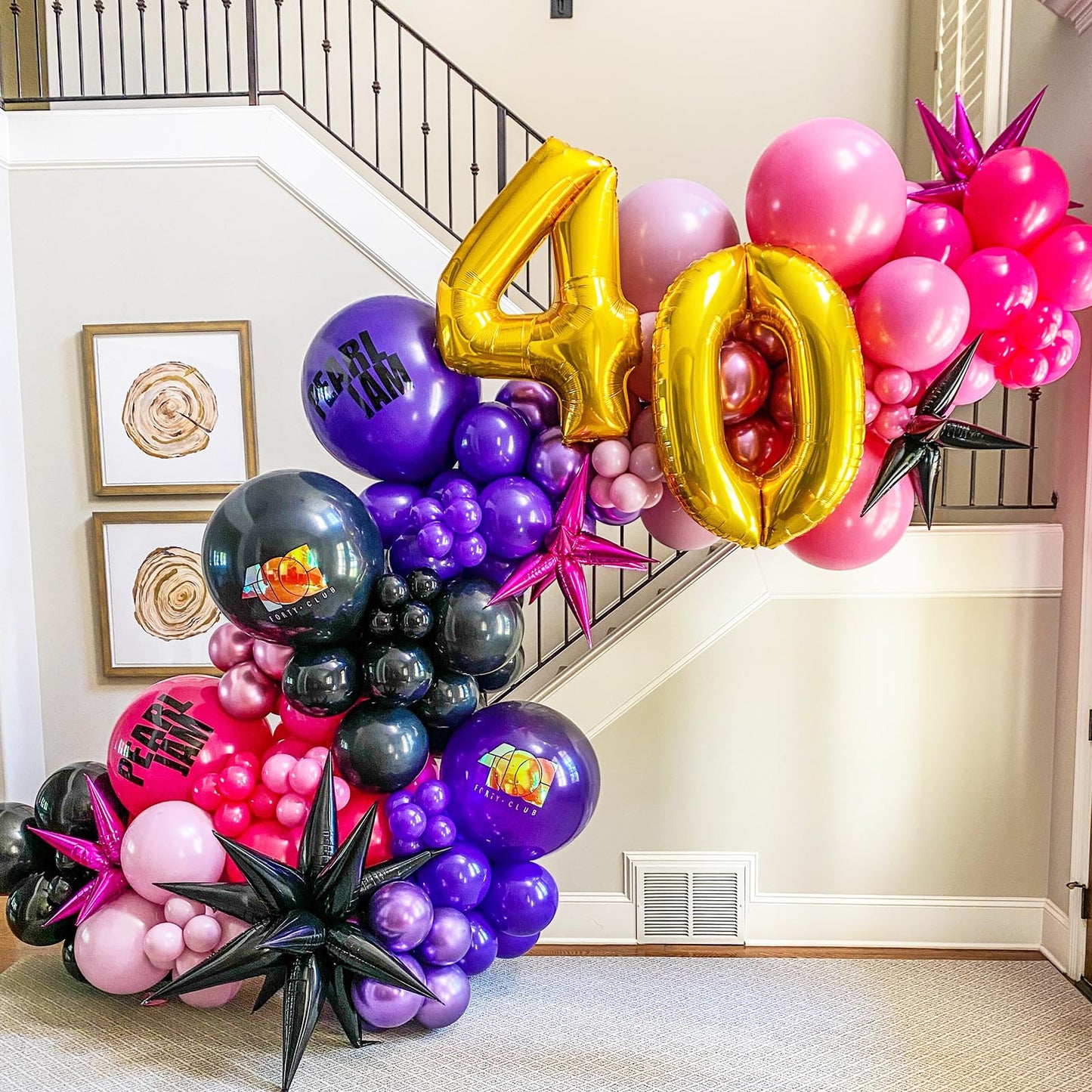 Voircoloria Dark Purple Balloons, 66Pack 12Inch Deep Purple Latex Party Balloons For Halloween, Graduation, Wedding, Birthday, B