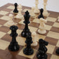 Juegoal Plastic Chess Pieces Only, 32 Pieces Each Chessmen Pieces, 3.75 Inch King Figures Chess Game Pawns Figurine Pieces, Replacement Of Missing Piece