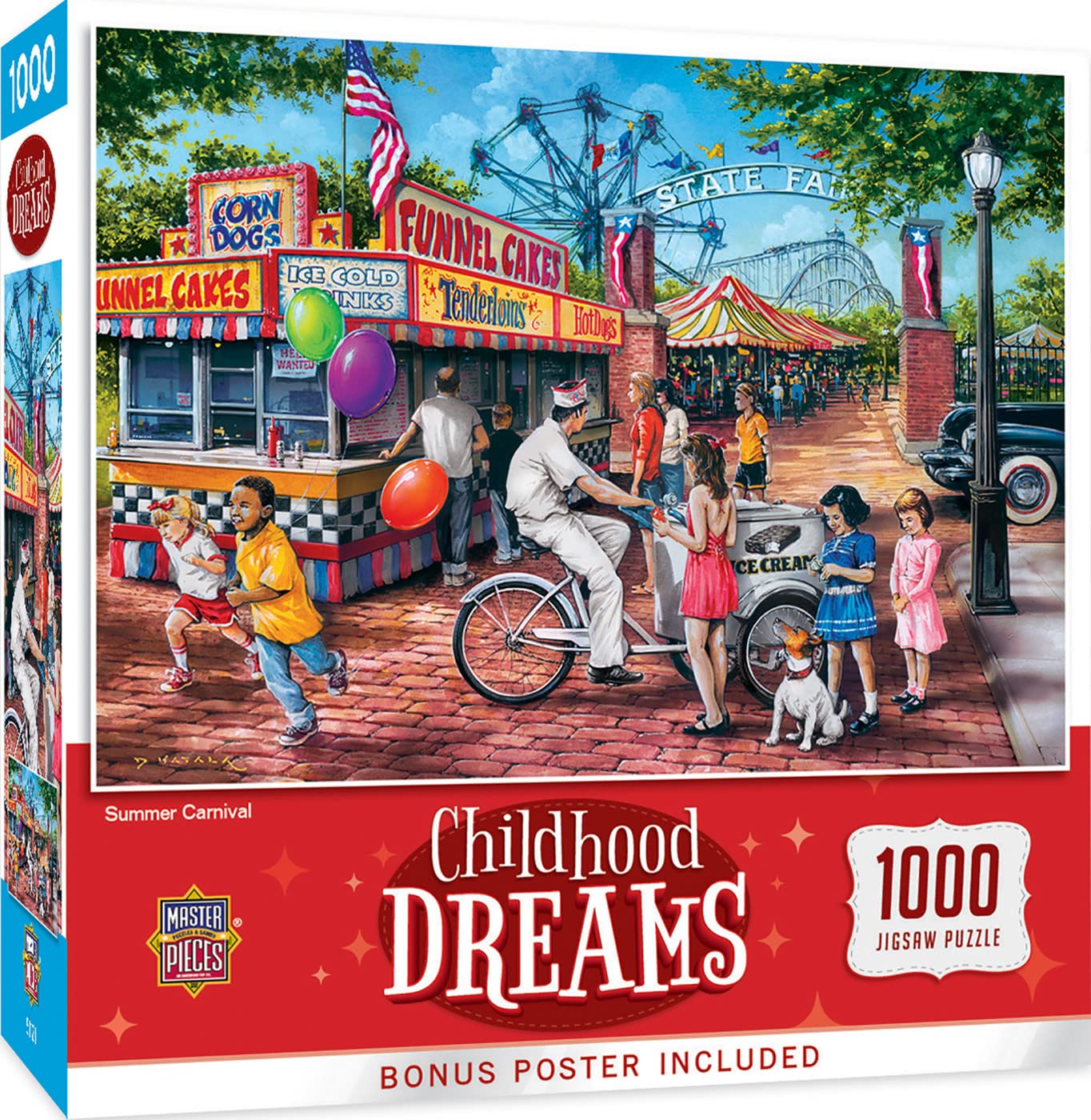 Childhood Dreams Summer Carnival 1000 Piece Jigsaw Puzzle