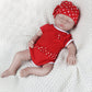 Ivita 17 Inch Full Body Silicone Reborn Baby Doll Boy,Not Vinyl Material Dolls,Platinum Silicone Doll,Lifelike Newborn Baby Doll