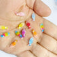 200Pcs Mini Peacock Decor For Dollhouse Resin Animal Tiny For Crafts Micro Miniature Peacock For Fairy Garden Dollhouse Micro La