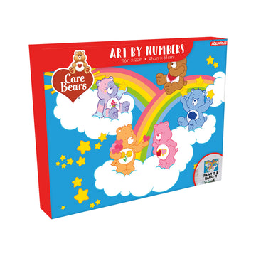 Aquarius Care Bears Cloud Art By Numbers - 16 X 20 Inches Care Bears Themed Paint By Number For Adults & Kids - Diy Color By Num