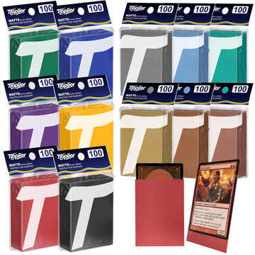 1200ct Matte Card Sleeves - enhanced Card Protectors for Trading Cards  MTG  TCG Magic  and Collectible Card Games - Soft Touch Finish for Smooth Shuffling and Handling