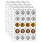Mudor 200 Pocket Coin Pages For Collectors, Standard 9-Hole Coin Collection Pages Fit Most Binder, Coin Collecting Supplies, 10