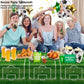 Wnink 4 Pack Soccer Table Cloth Plastic Tablecloth Soccer Party Disposable Table Cover Soccer Party Supplies Plastic Soccer Them