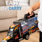 Toy Truck Transport Car Carrier Toy For Boys And Girls Age 3-10 Yrs Old - Hauler Truck Includes 12 Toy Cars And Accessories - Car Truck Fits 28 Car Slots - Ideal Gift For Kids