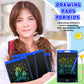 Zonon LCD Writing Tablet - 8.5 Inch Doodle Board, 4 Pcs, Erasable, Reusable, Colorful Screen Pad - Blue