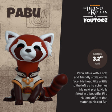Youtooz Legend Of Korra Pabu Vinyl Figure, 3.2'' Inch Collectible Pabu The Fire Ferret From Avatar Legend Of Korra By Youtooz Le