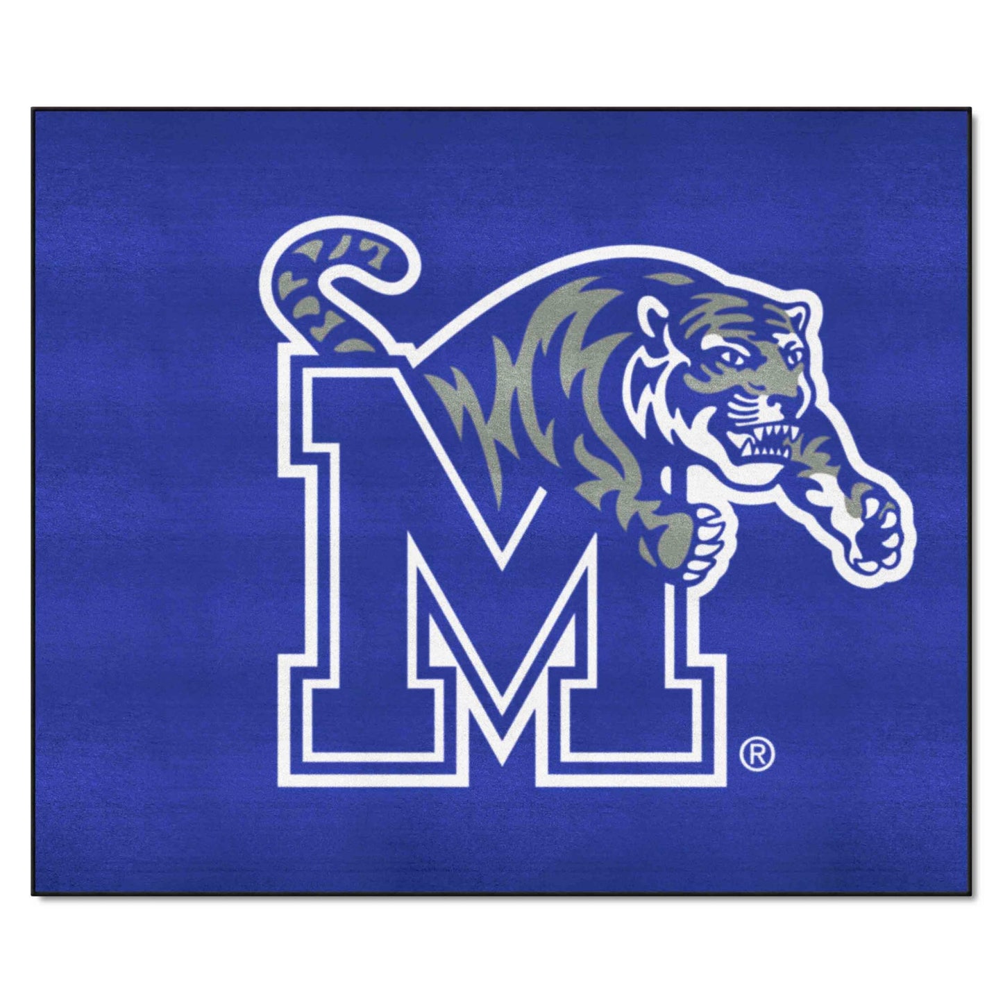 FANMATS 1444 Memphis Tigers Tailgater Rug - 5ft. x 6ft. Sports Fan Area Rug, Home Decor Rug and Tailgating Mat
