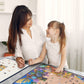 Becko Jigsaw Puzzle Board with Covers Portable Puzzle Mat for Puzzle Storage Puzzle Saver, Non-Slip Surface, Up to 1000 Pieces (