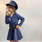 Kakalver Kids Police Officer Costume Girls Police Dress For Police Dress Up Halloween Party Role Play Christmas Gifts