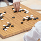 Yellow Mountain Imports Bamboo Go Game Set - Etched Reversible 19x19/13x13, Double Convex Stones, Bamboo Bowls, Brown, Model YN-TB003-A_FX