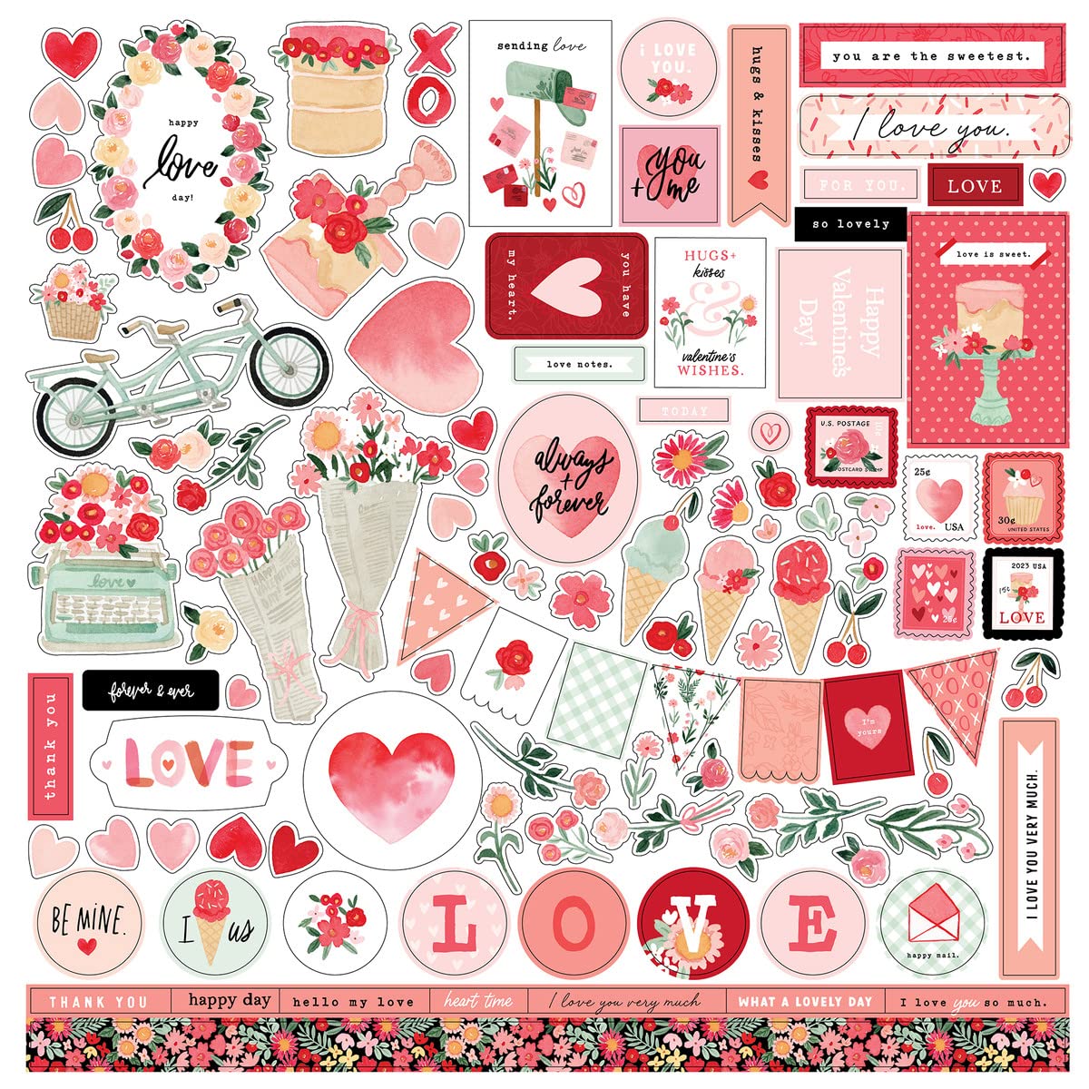 Carta Bella Paper Co. My Valentine Collection Kit