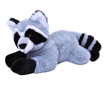 Wild Republic Ecokins Raccoon Stuffed Animal 12 Inch, Eco Friendly Gifts For Kids, Plush Toy, Handcrafted Using 16 Recycled Plas