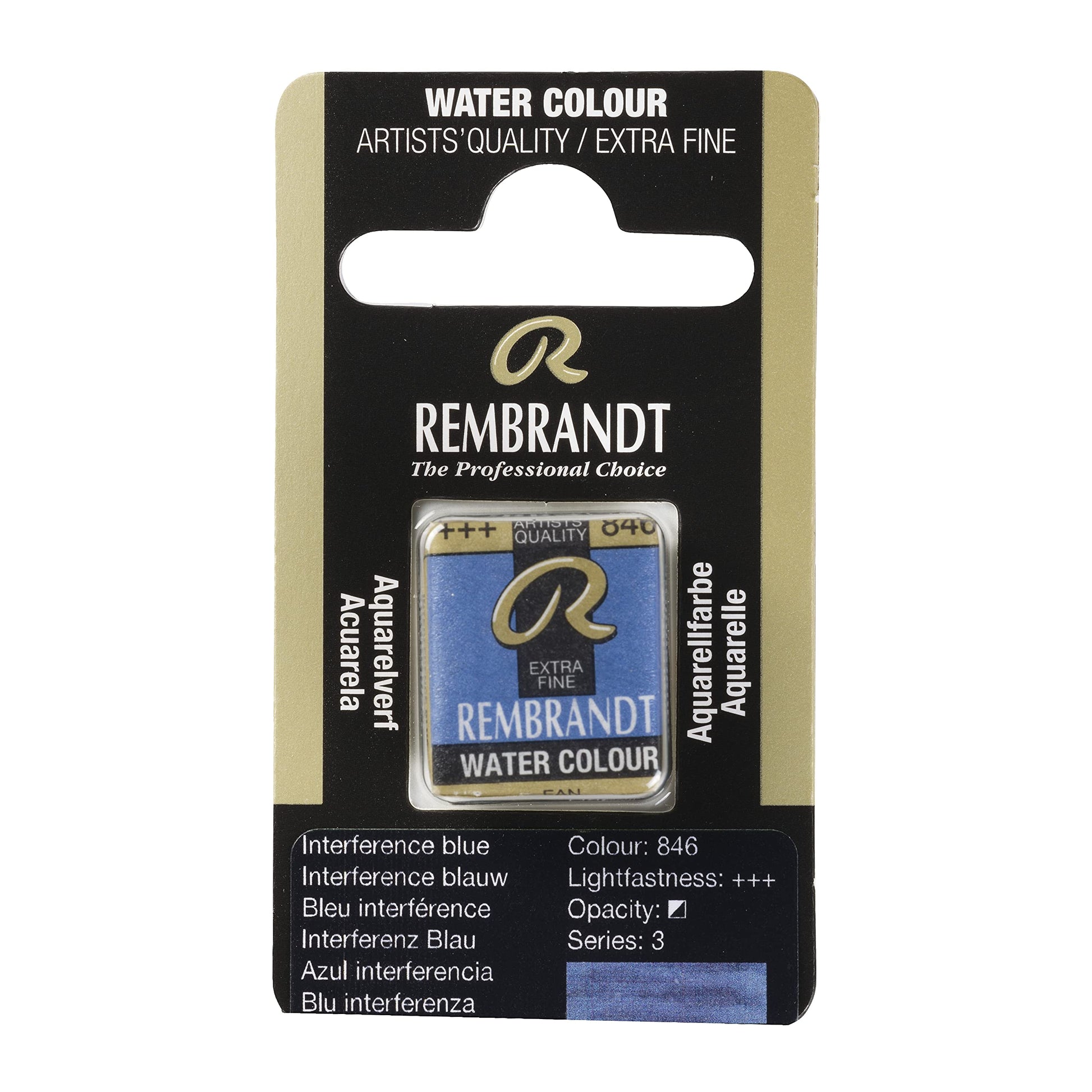 Rembrandt Watercolour Pan Interference blue 846 (05868461)