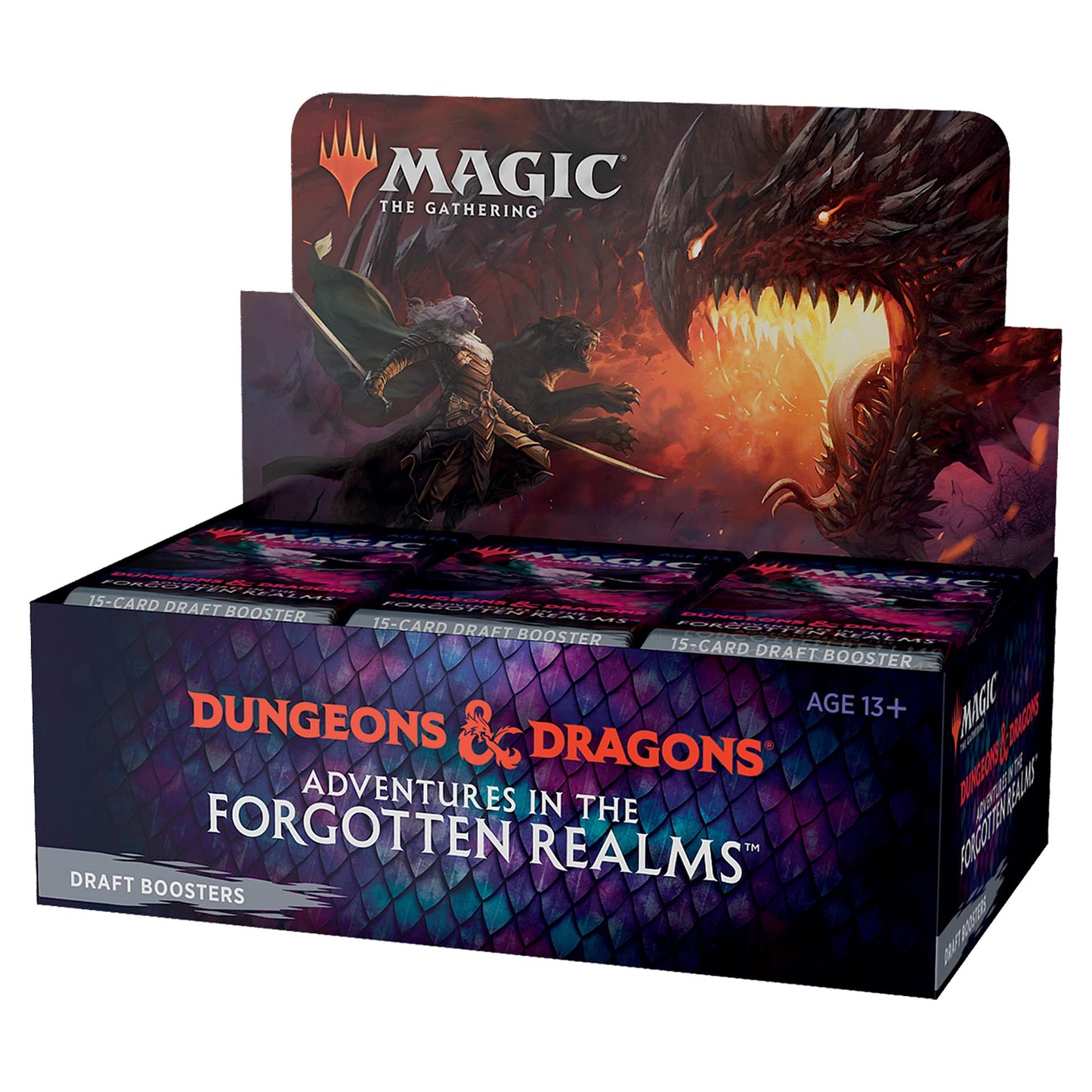 Magic The Gathering Adventures In The Forgotten Realms Draft Booster Box, 36 Packs