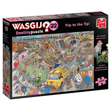 Jumbo, Wasgij, Destiny 22 - A Trip To The Tip!, Unique Jigsaw Puzzles For Adults, 1,000 Piece