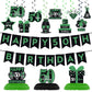 50Th Birthday Party Decorations, Green And Black Happy 50Th Birthday Decorations Hanging Swirls Banner Honeycomb Centerpieces For Men Women Happy 50 Years Old Bday Party