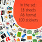 Bulbacraft 100Pcs Funny Camping Stickers - Camping Gifts, Camp Stickers, Camping Planner Stickers, Fun Camping Gifts For Men & W