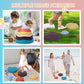 Loomlark 6Pcs Balance Stepping Stones For Kids Non-Slip River Stones Obstacle Course Play Indoor And Outdoor Coordination Game S