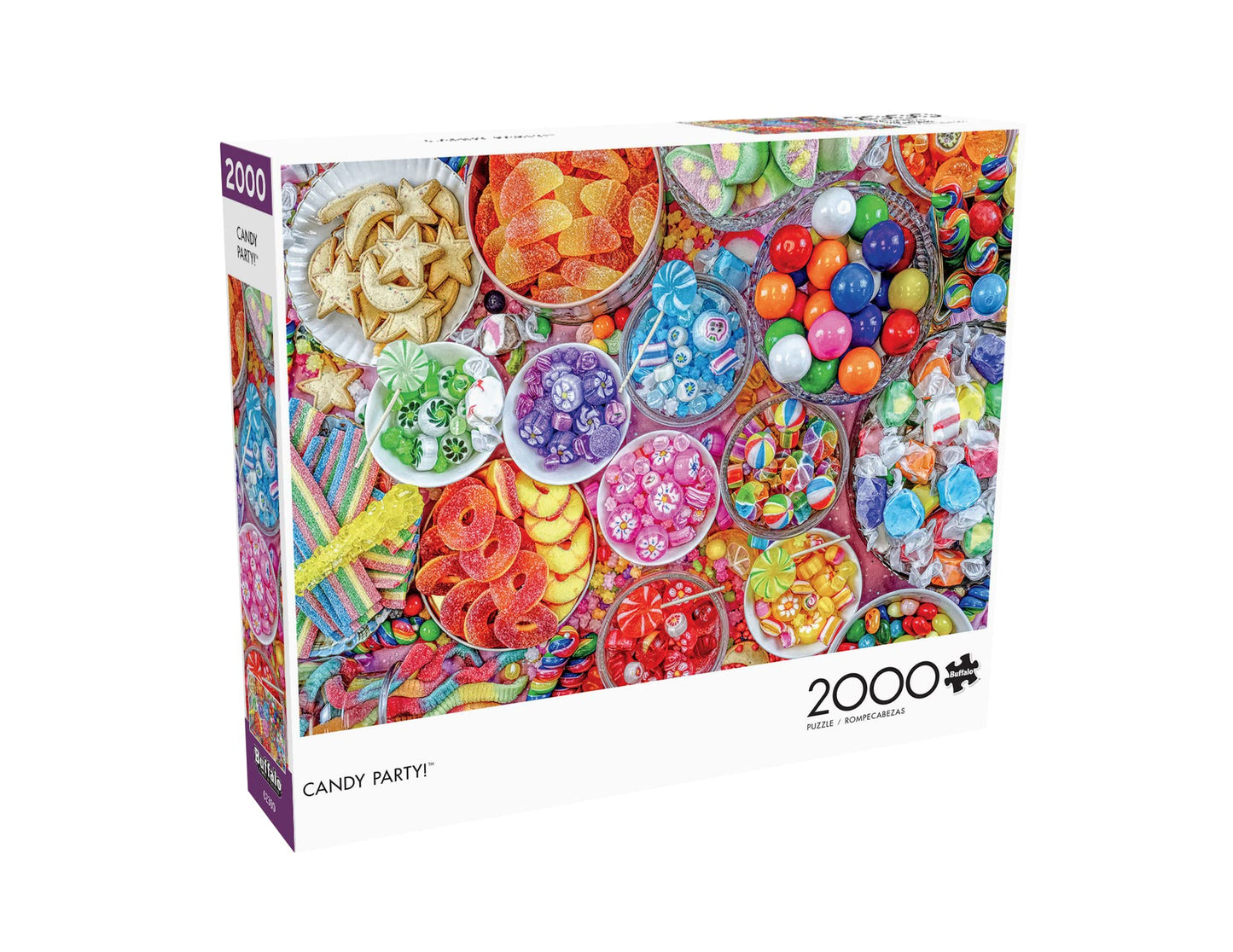 Buffalo Games - Lars Stewart - Candy Party! - 2000 Piece Jigsaw Puzzle for mature-themeds Challenging Puzzle Perfect for Game Nights