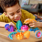 Yilcer 4Pcs 3D Printed Dragon Eggs With Dragon Inside Mini Dragon Egg Set Easter Eggs Articulated Dragon Mystery Dragon Egg Fidget Toy Surprise 3D Printed Animals Toy Set (Multicolor3-4Pcs)
