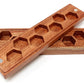 Bcb Wear Wood Dice Storage Case With Magnetic Lid - Box Holds Polyhedral 7 Die Set For Dnd, D&D, Rpg - Rosewood