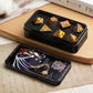 Metal Dice Flowers, 7 PCS Metallic Dungeons and Dragons Dice Set with Grogeous Gift Case for DND Dungeons and Dragon Tabletop Ga