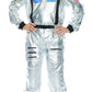 Underwraps Kid'S Children'S Astronaut Jumpsuit Costume - Silver Childrens Costume, Silver, Small