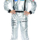 Underwraps Kid'S Children'S Astronaut Jumpsuit Costume - Silver Childrens Costume, Silver, Small