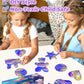 Greingways 5 Pack Prefilled Easter Eggs Galaxy Slime Toys, Easter Egg Fillers Slime Eggs, Stress Relief Christmas Stocking Stuff