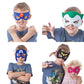 TEEHOME Superhero Masks Party Favors for Kid (33 Packs) Felt and Elastic - Superheroes Birthday Party Masks with 33 Different Ty
