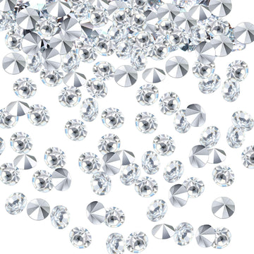 Bememo 10000 Clear Wedding Diamonds Table Scatter Confetti Crystals Diamonds Acrylic Gems for Table Centerpiece Masquerade Weddi