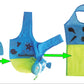 Sand Dipper Expandable Mesh Tote Bag | Cute Fish nylon bag