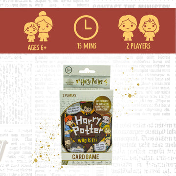 Paladone Harry Potter Who Is It, 20 Questions Character Guessing Game, 72 Character Cards