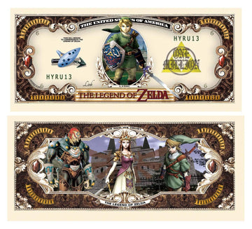 American Art Classics Legend Of Zelda Million Dollar Bill (10/$4.99) By Aac