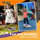 WALIKI Wood Balance Board for Kids Ages 3-8, Model WBB-02, Pink