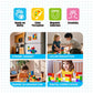 SmartYeen Magnetic Building Blocks Set - 100PCS Large Plastic STEM Toys for Toddlers, Sensory Play, Assorted Colors, Ages 3-8